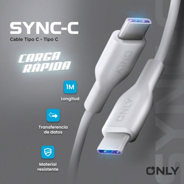 Cable Tipo C a C Modo-141 SYNC-C