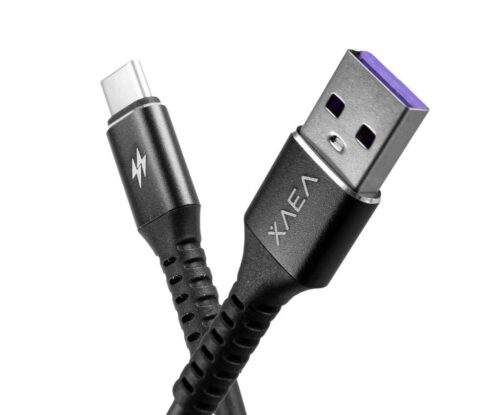 Cable Wolverine Tipo C a Tipo C MODX-008R - XAEA - Negro